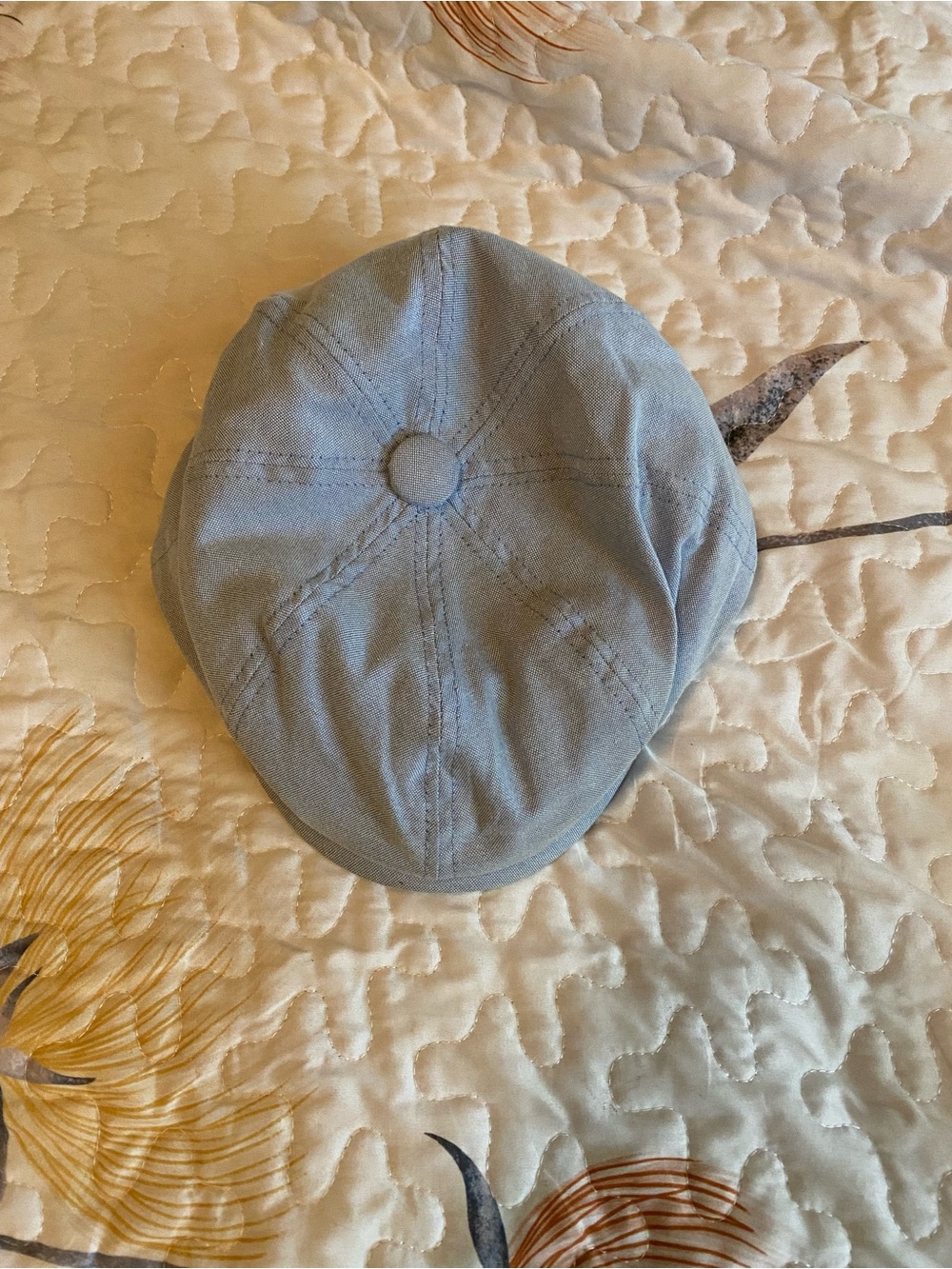 Light Gray Newsboy Cap